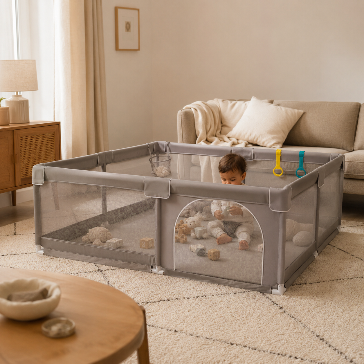 Niox Care SafeNest™ Baby Playpen 150 × 180 cm