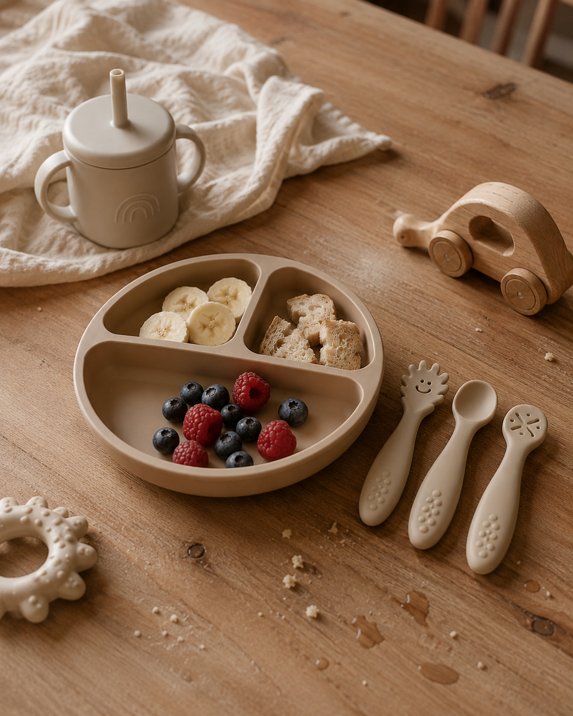 Niox Care TinySpoon™ Silicone Learning Spoons Set (3-piece)