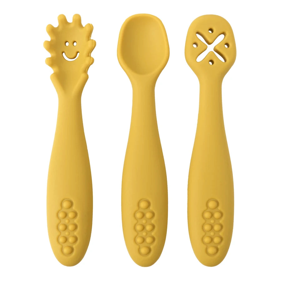 Niox Care TinySpoon™ Silicone Learning Spoons Set (3-piece)