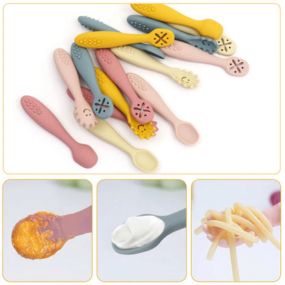 Niox Care TinySpoon™ Silicone Learning Spoons Set (3-piece)