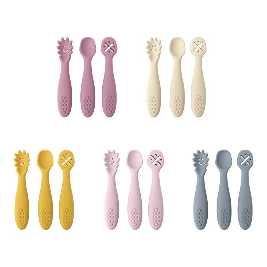 Niox Care TinySpoon™ Silicone Learning Spoons Set (3-piece)