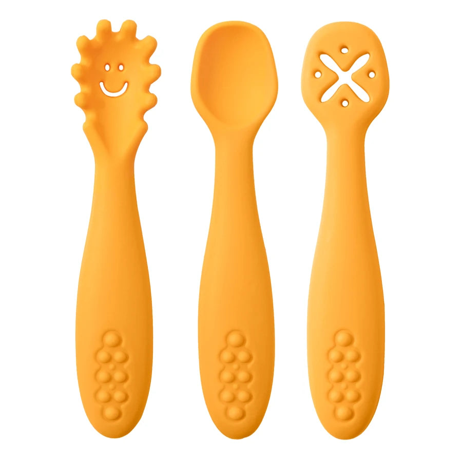Niox Care TinySpoon™ Silicone Learning Spoons Set (3-piece)