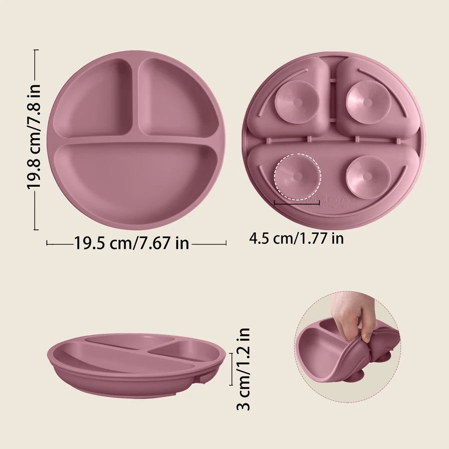 Niox Care TinyPlate™ Siliconen Kinderbord met Zuignap