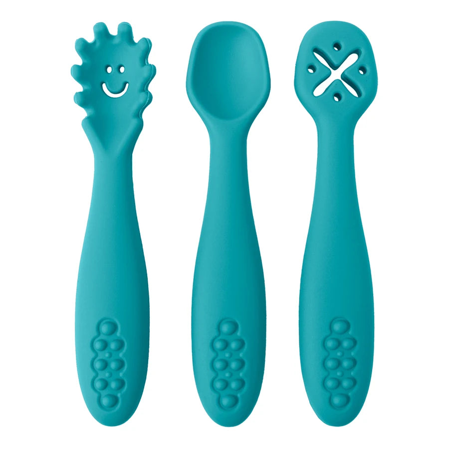 Niox Care TinySpoon™ Silicone Learning Spoons Set (3-piece)