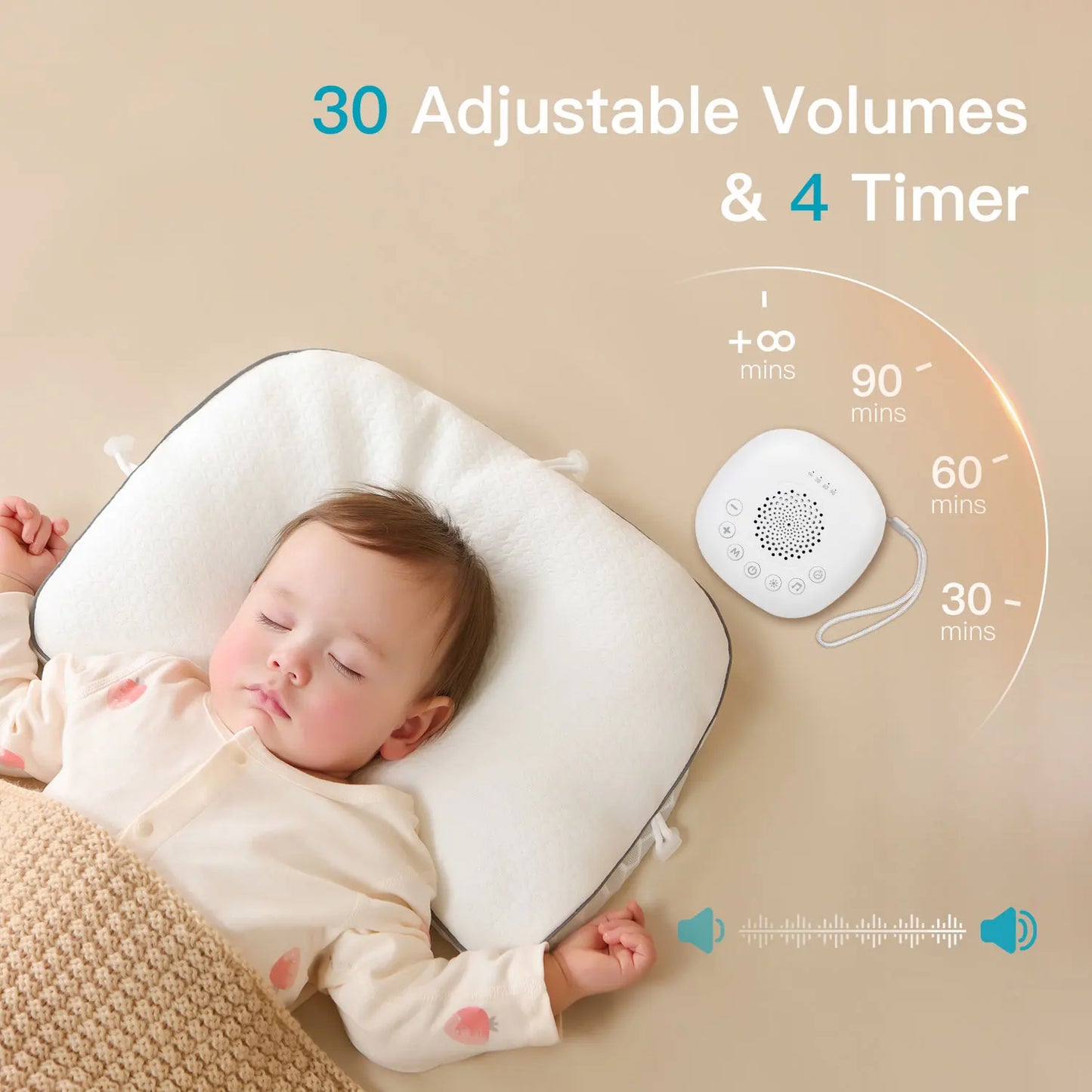 Niox Care DreamTone™ White Noise Machine
